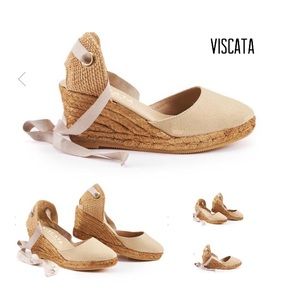 NWOT Viscata wedge heel espadrilles